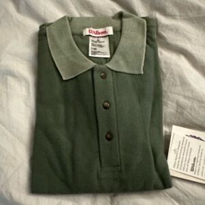Wilson Olive Button-Up Polo